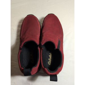 Cabela Red Suede Slipon Shoes Men's Size 9M